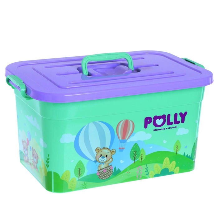 

Контейнер для хранения Polly, 15 л, цвета МИКС
