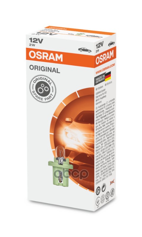 фото Лампа 12v 5xfs10 2w osram original line 1 шт. картон 2722mfx качество оригинальной запасно