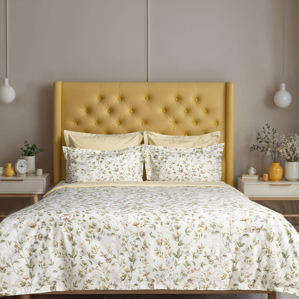 

Комплект постельного белья BELLEHOME Калерия, 1,5 спальный, 100% хлопок, сатин