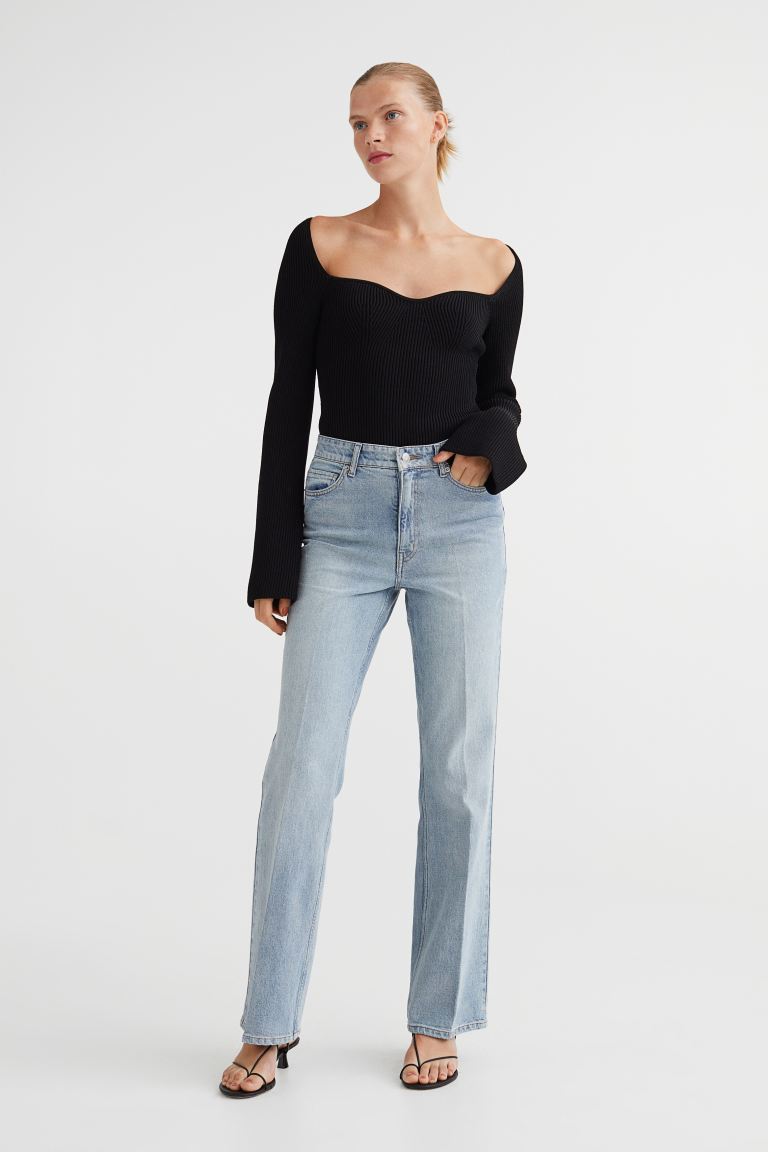 

Джинсы женские H&M 1087382002 синие 50 EU (доставка из-за рубежа), 1087382002