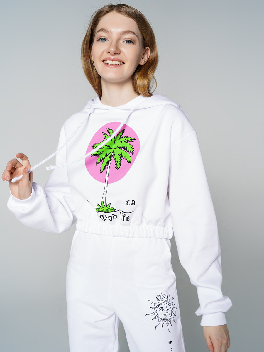 

Худи женский ТВОЕ 81597 белый XS, 81597