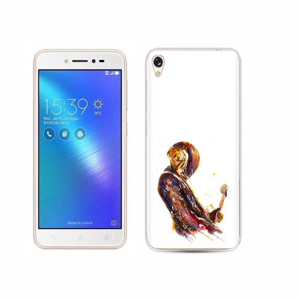 Чехол MyPads Tocco для Asus ZenFone Live (ZB501KL) космо-музыкант