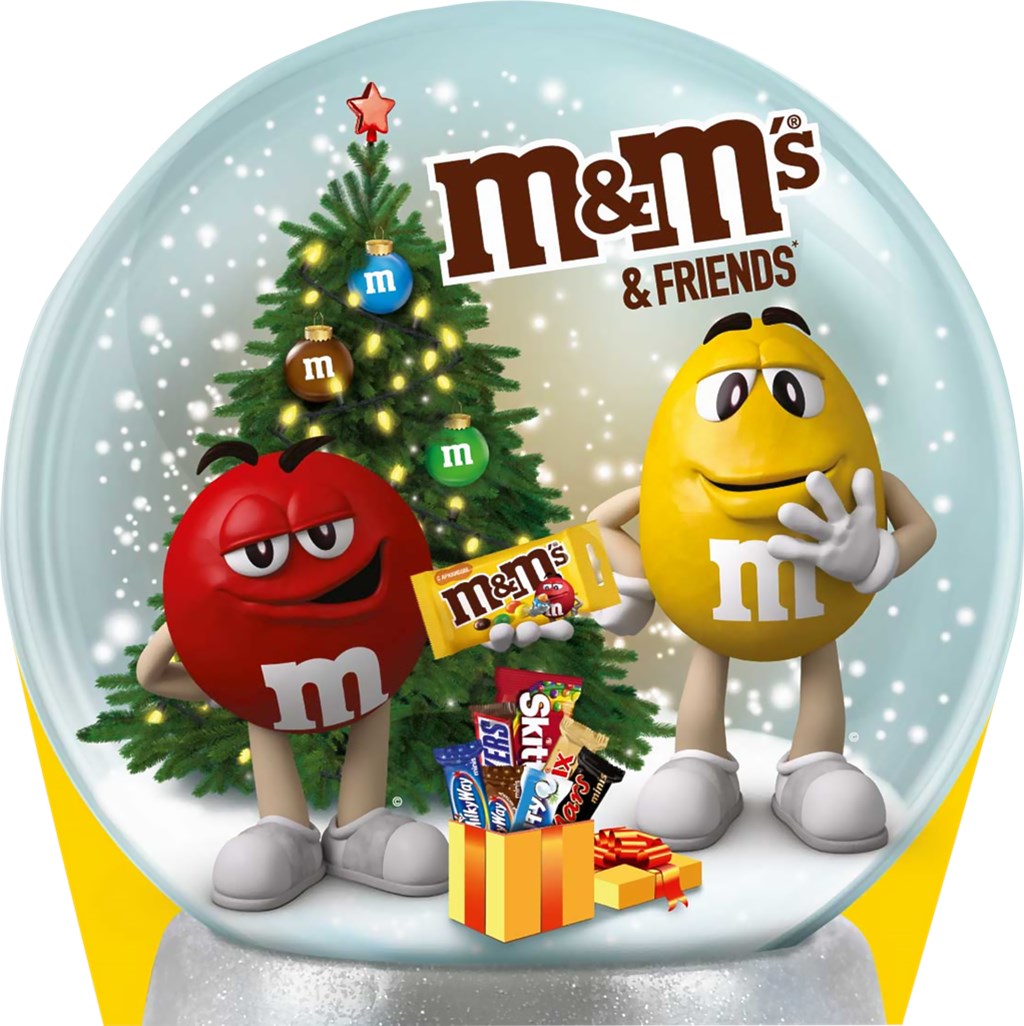 Набор конфет M&M'S Friends Снежный шар 236 г