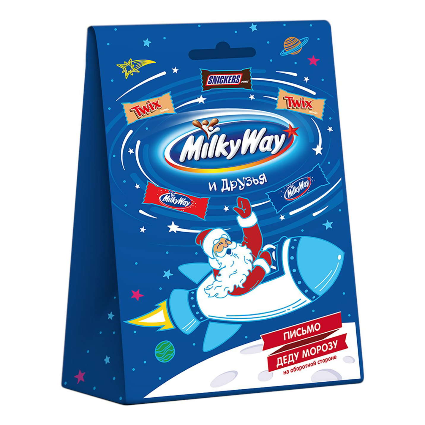 Сладкий подарочный набор Milky Way Санта 85 г