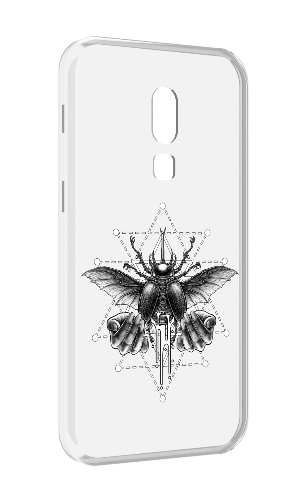 

Чехол MyPads скарабей для Meizu V8, Прозрачный, Tocco