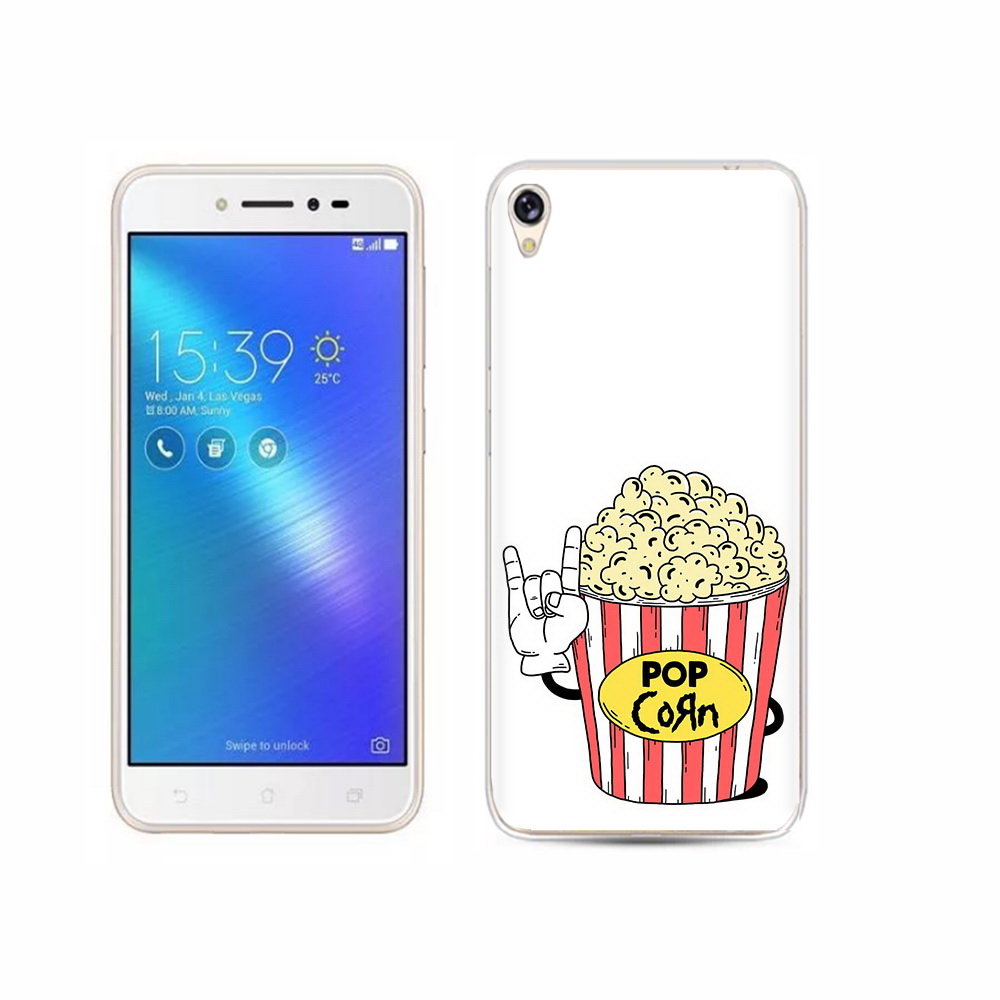 Чехол MyPads Tocco для Asus ZenFone Live (ZB501KL) крутой попкорн