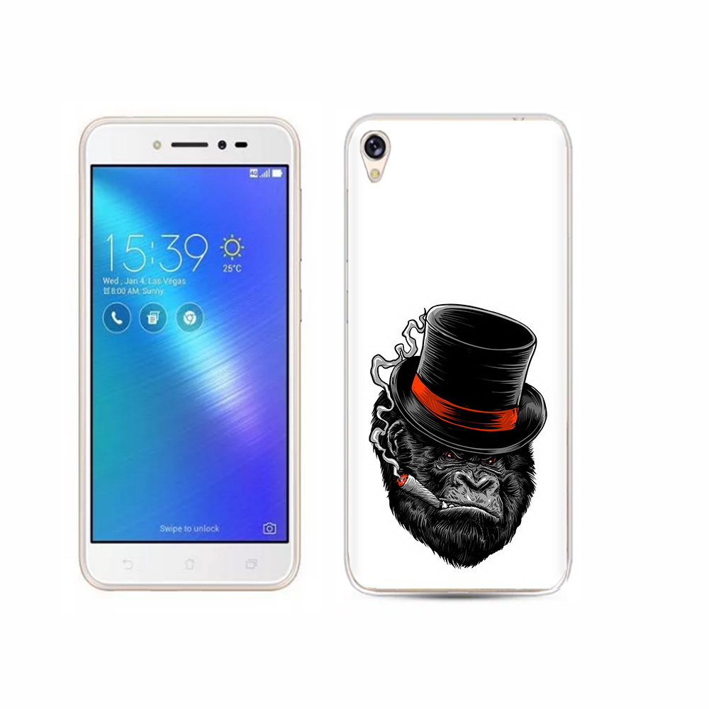 

Чехол MyPads Tocco для Asus ZenFone Live (ZB501KL) дизайнерская горилла, Прозрачный, Tocco