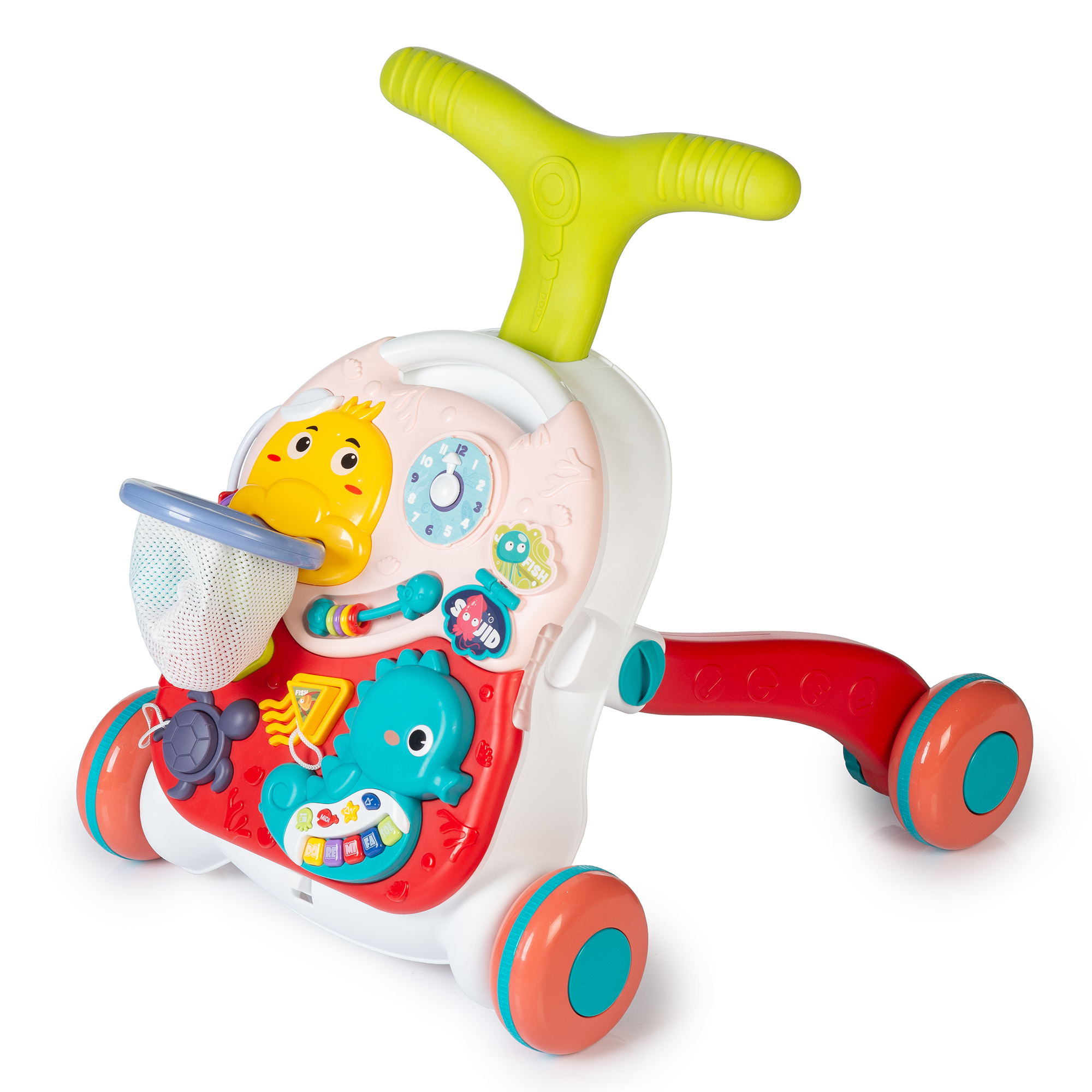 Ходунки - каталка Babyhit Multi Fun трансформируется в игровой столик красный 2690₽