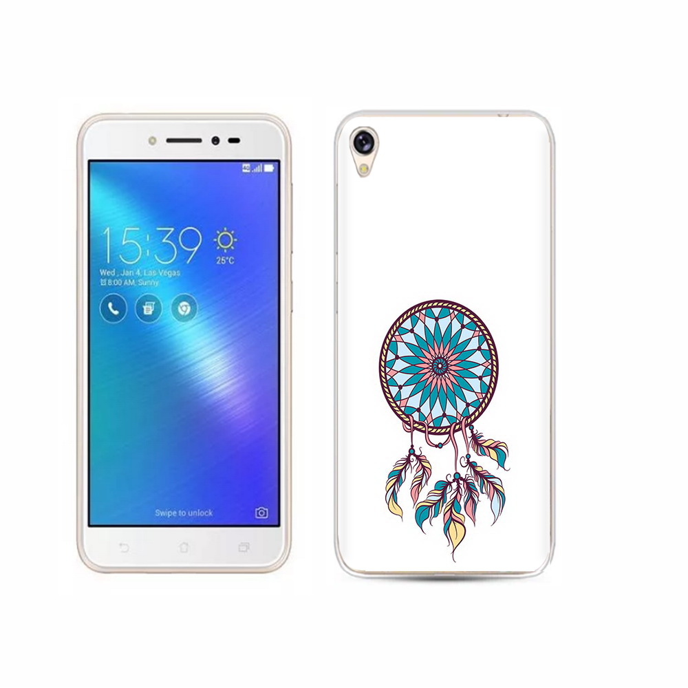 

Чехол MyPads Tocco для Asus ZenFone Live (ZB501KL) ловец снов синий, Прозрачный, Tocco