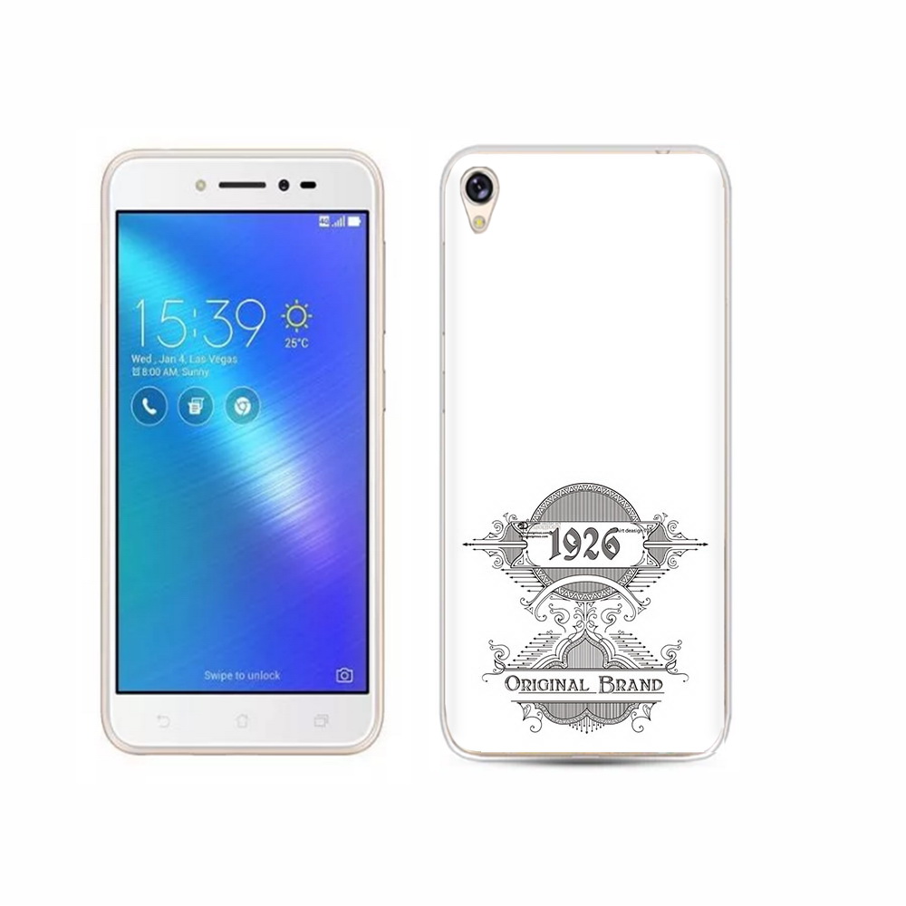 

Чехол MyPads Tocco для Asus ZenFone Live (ZB501KL) логотип черно белый, Прозрачный, Tocco
