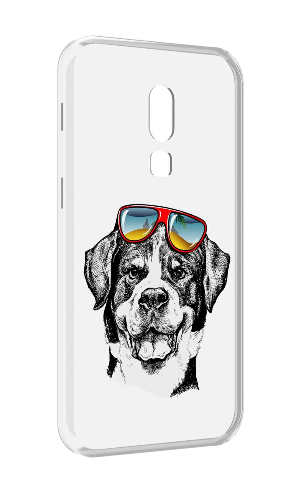 

Чехол MyPads счастливая собака для Meizu V8, Прозрачный, Tocco