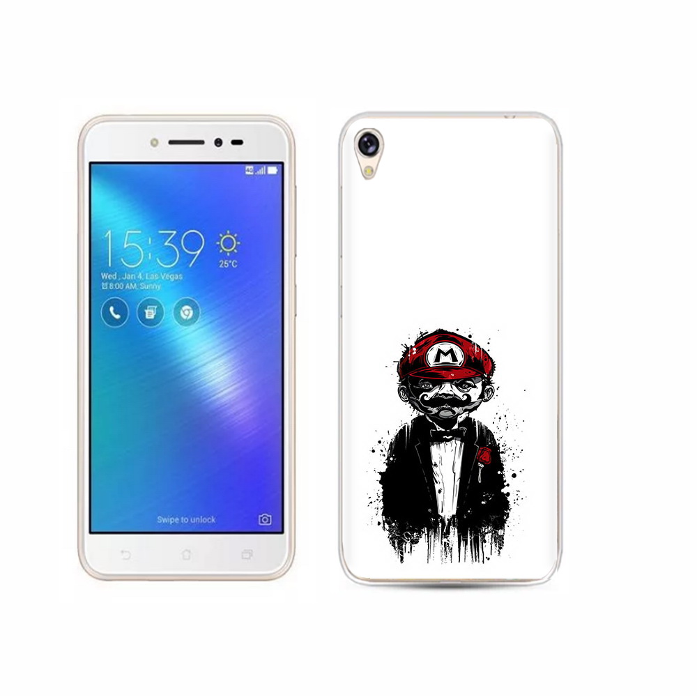 

Чехол MyPads Tocco для Asus ZenFone Live (ZB501KL) марио, Прозрачный, Tocco