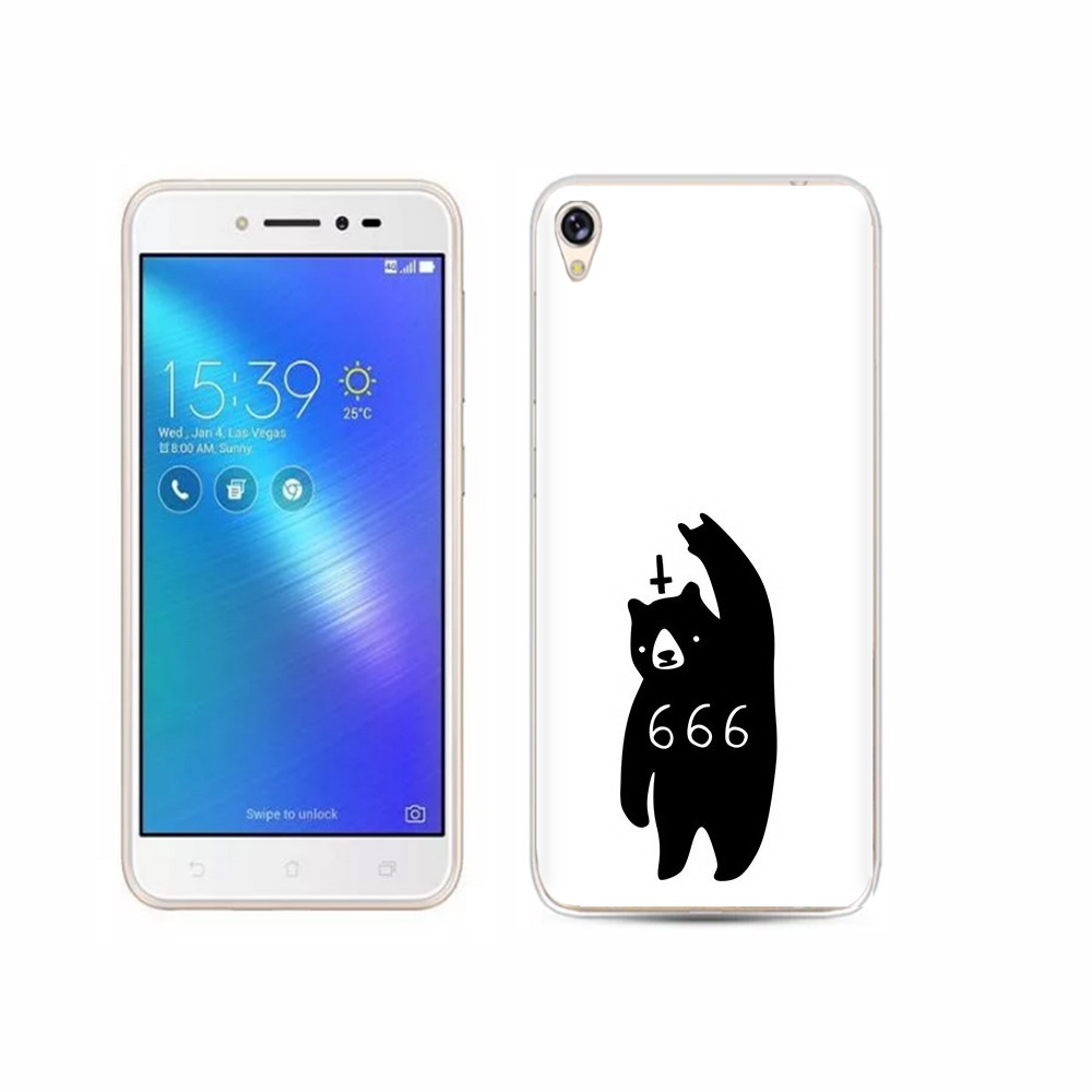 

Чехол MyPads Tocco для Asus ZenFone Live (ZB501KL) медведь 666, Прозрачный, Tocco