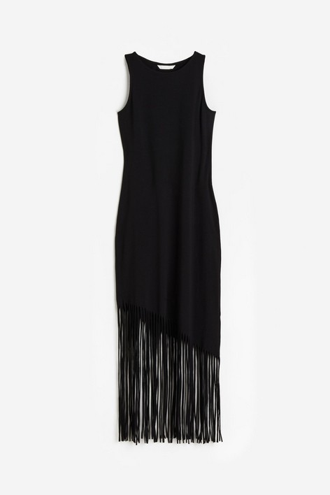 

Платье женское H&M 118419100 черное XS (доставка из-за рубежа), Черный, 118419100