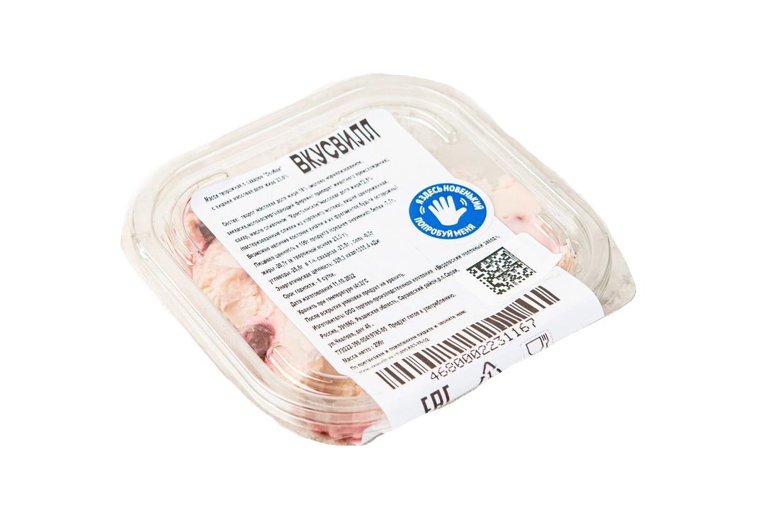 

Творожная масса ВкусВилл с вишней 23% 200 г