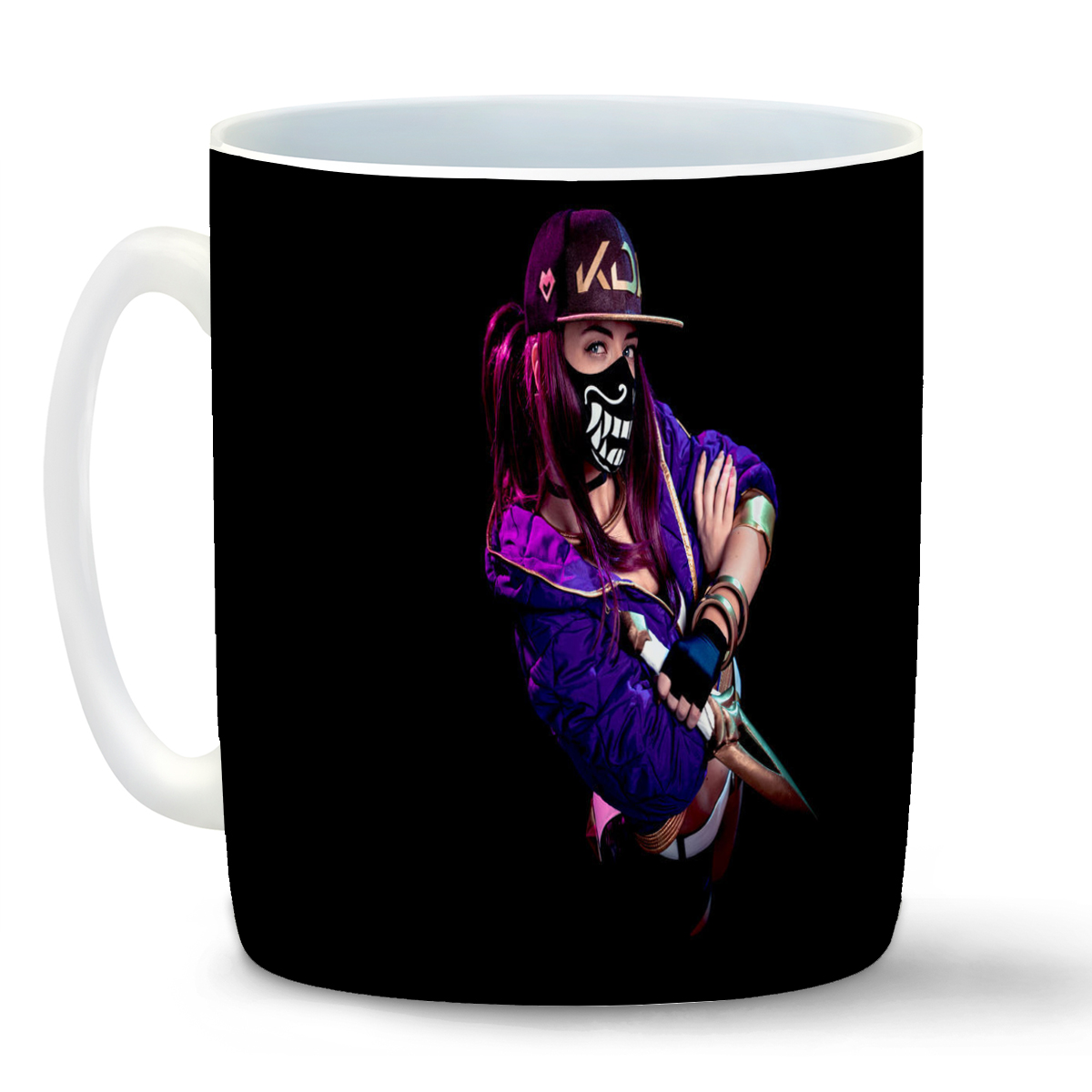 

Кружка CoolPodarok akali league of legends Акали косплей Девушка