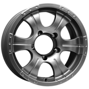 

R16 6X139,7 8J Et0 D108,5 K&K Байконур (Кс562) Дарк Платинум K&K арт. 75675, Серебристый