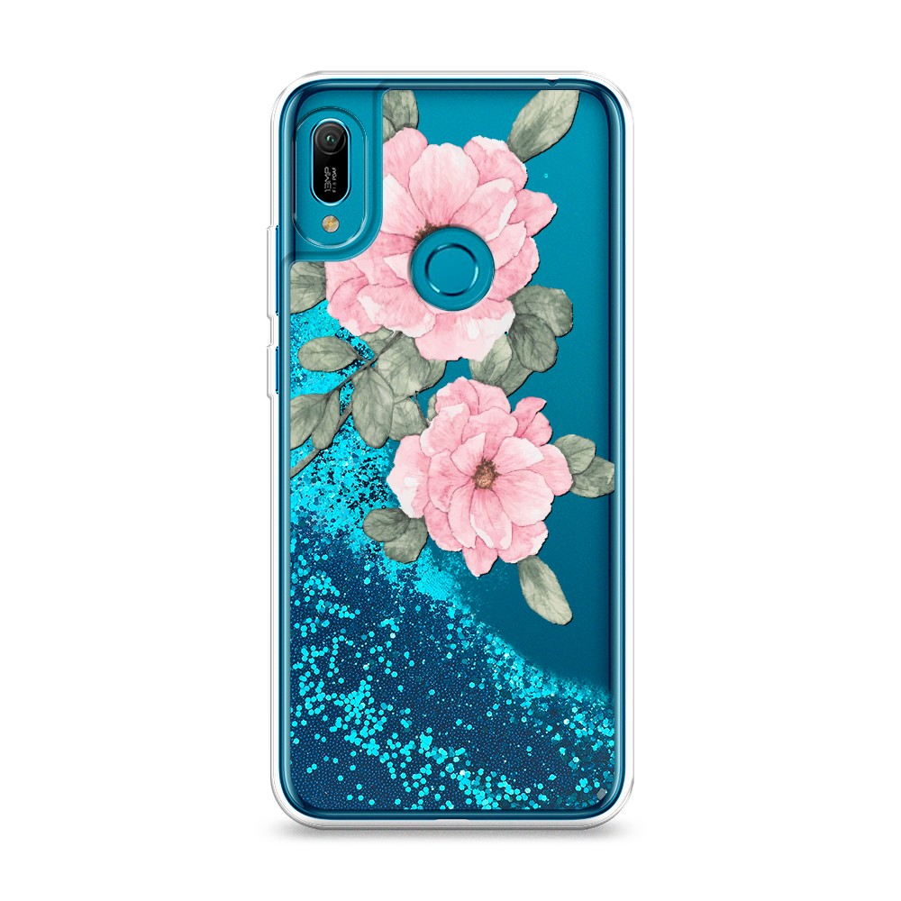 

Чехол Awog на Huawei Y6 2019/Honor 8a/8a Pro/Y6s "Акварельные розовые цветы", Разноцветный, 68693-1