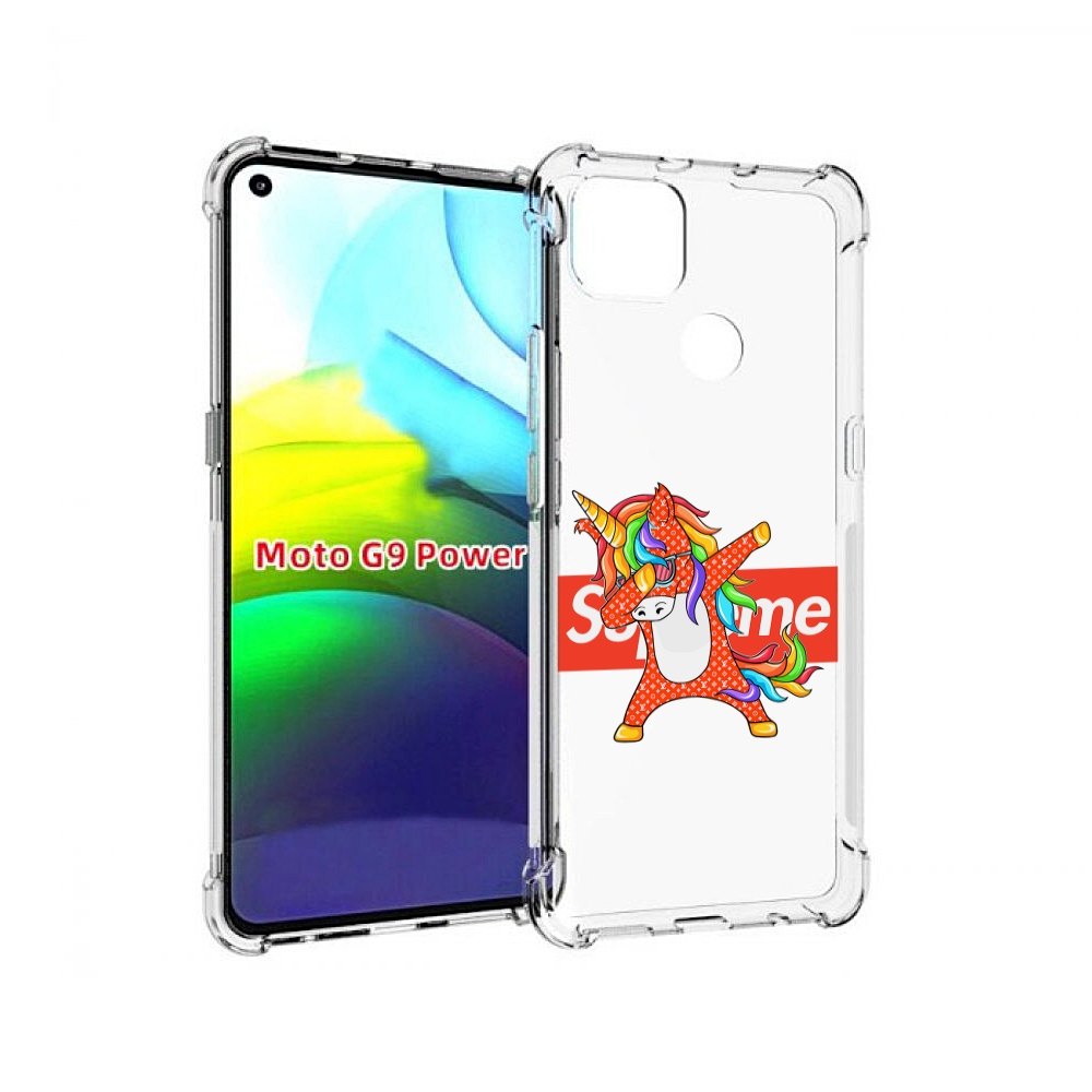 

Чехол MyPads Единорог-суприм для Motorola Moto G9 Power, Прозрачный, Tocco