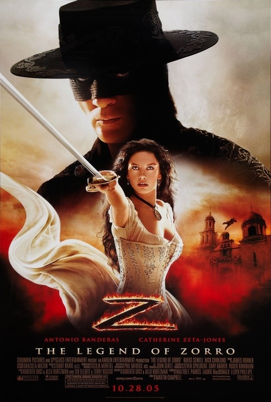 

Постер к фильму "Легенда Зорро" (The Legend of Zorro) A4