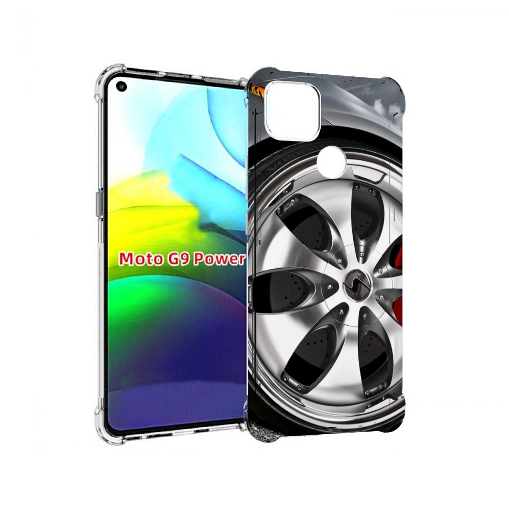 

Чехол MyPads Колесо мужской для Motorola Moto G9 Power, Прозрачный, Tocco