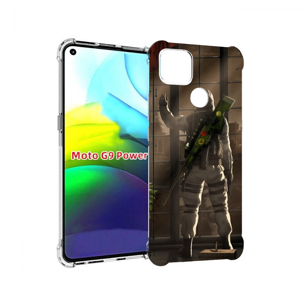 

Чехол MyPads Контр-Страйк-в-дыму для Motorola Moto G9 Power, Прозрачный, Tocco