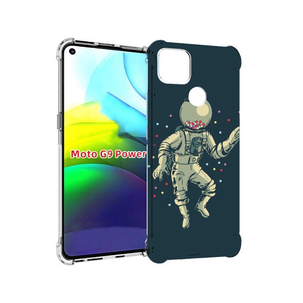 

Чехол MyPads Космонавт для Motorola Moto G9 Power, Прозрачный, Tocco