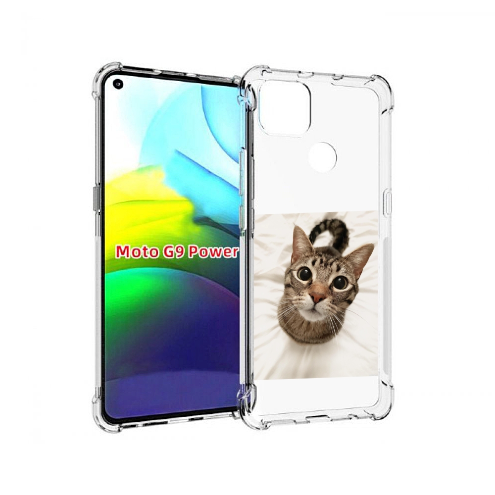 

Чехол MyPads Котик для Motorola Moto G9 Power, Прозрачный, Tocco