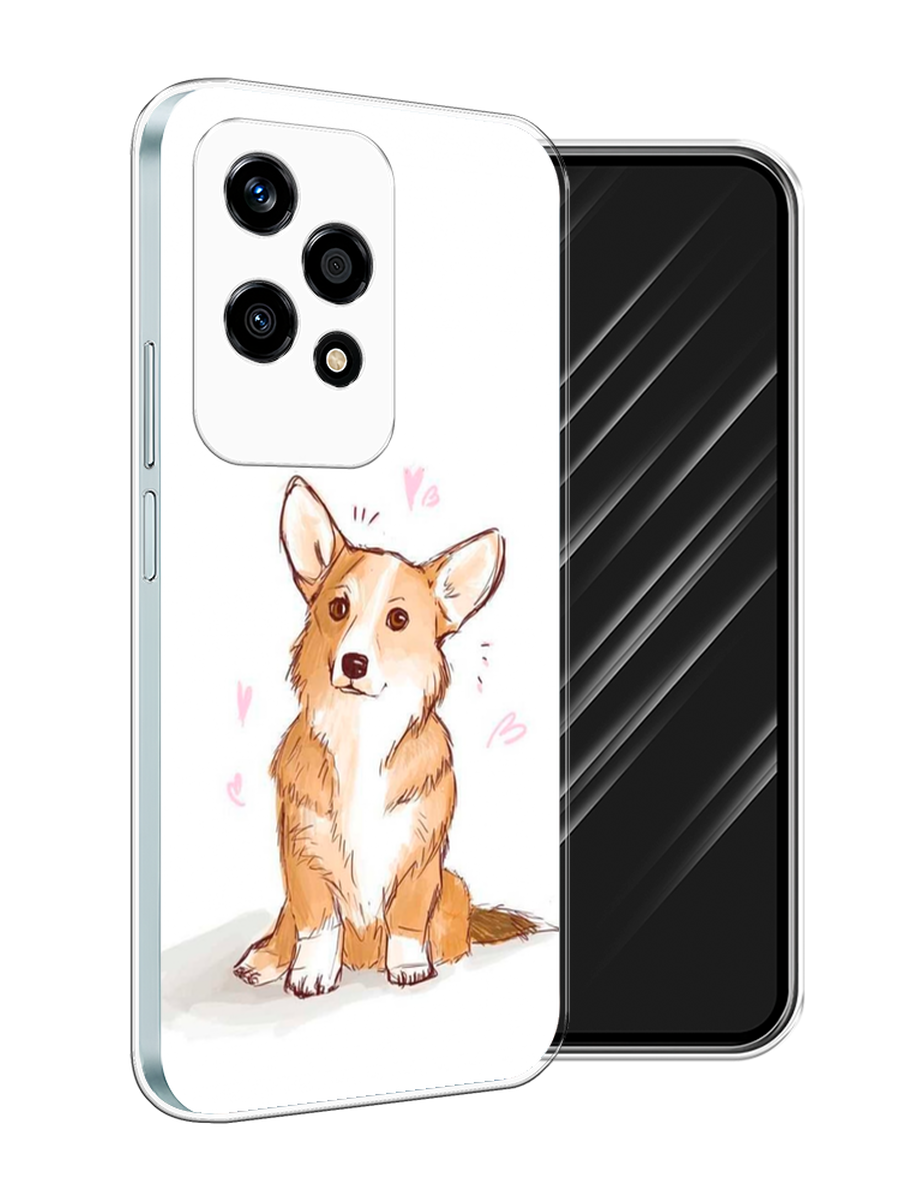 

Чехол Awog на Honor 200 Lite "Корги любовь", Бежевый;белый, 6124650-1