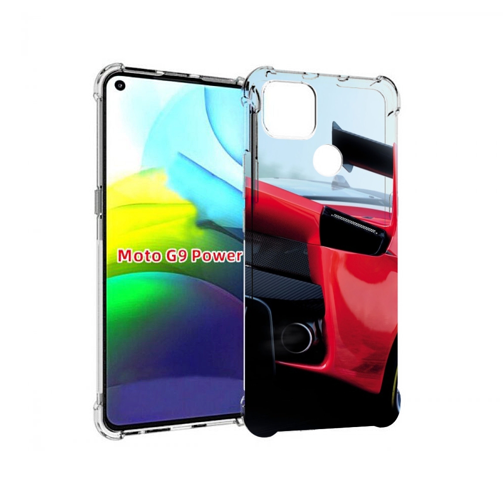 

Чехол MyPads Крыло-машины мужской для Motorola Moto G9 Power, Прозрачный, Tocco