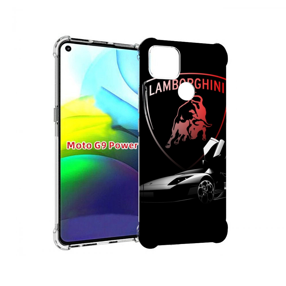 

Чехол MyPads Ламборгини-black мужской для Motorola Moto G9 Power, Прозрачный, Tocco