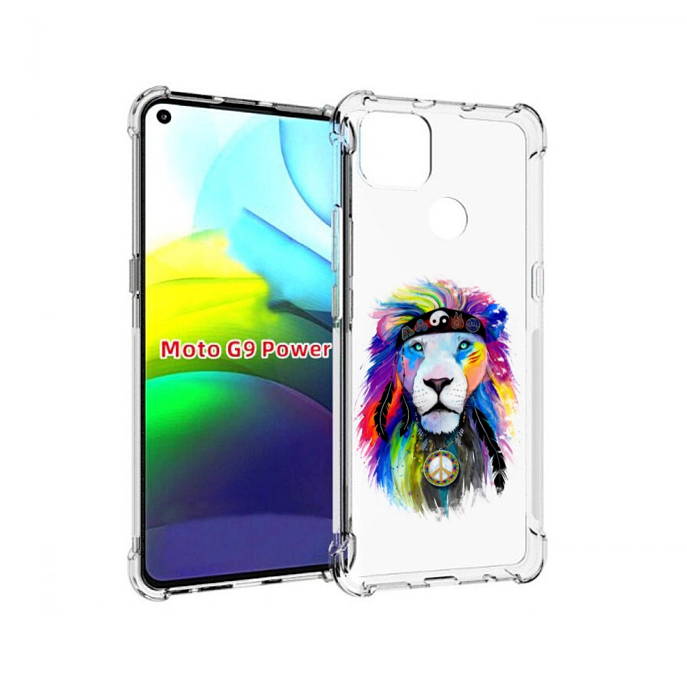 

Чехол MyPads Лев 3 для Motorola Moto G9 Power, Прозрачный, Tocco