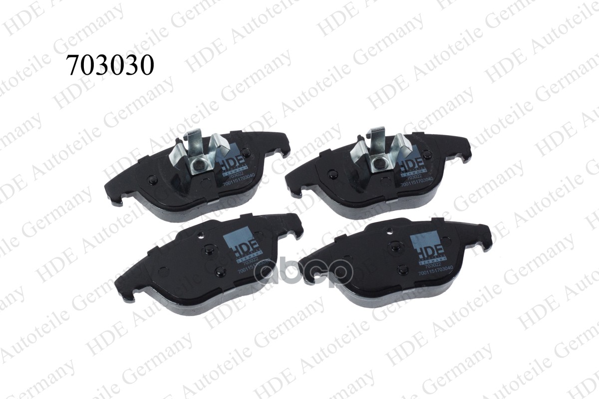 

Тормозные колодки HDE 703030
