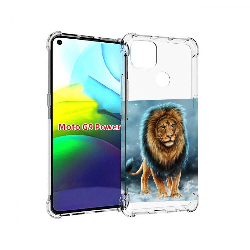 

Чехол MyPads Лев-в-тумане для Motorola Moto G9 Power, Прозрачный, Tocco