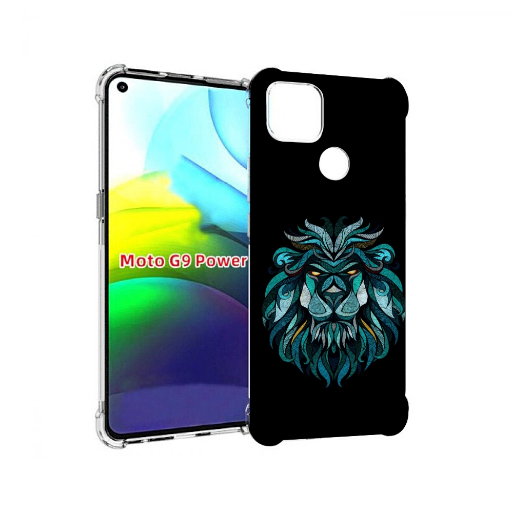 

Чехол MyPads Лев-красивый-зеленый для Motorola Moto G9 Power, Прозрачный, Tocco