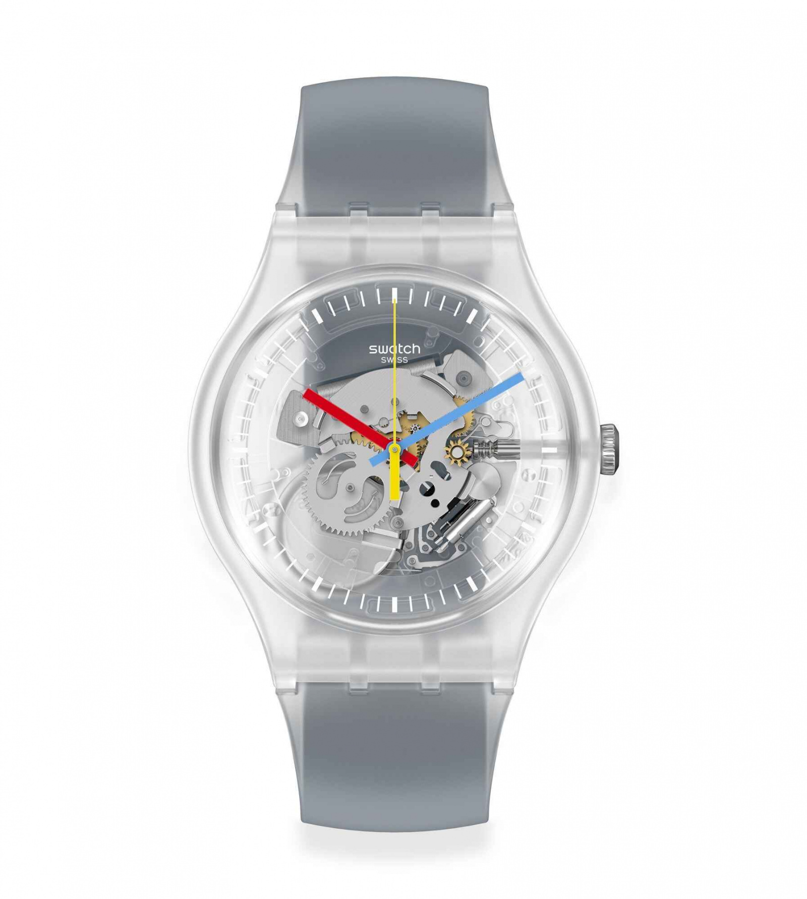 

Часы наручные унисекс SWATCH CLEARLY BLACK STRIPED, CLEARLY BLACK STRIPED