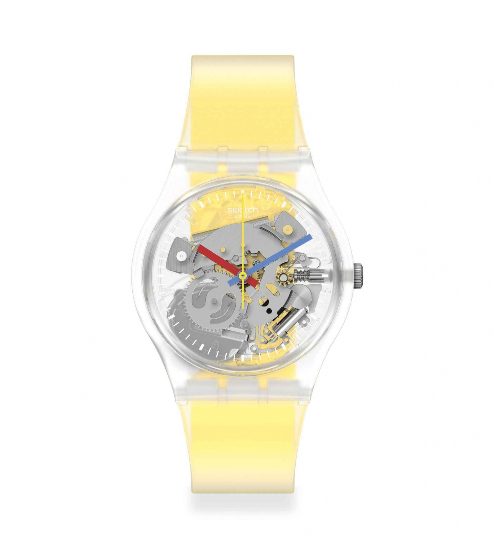 

Часы наручные унисекс SWATCH CLEARLY YELLOW STRIPED, CLEARLY YELLOW STRIPED