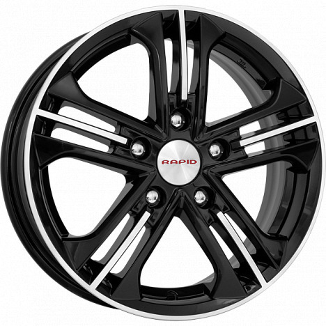 

R16 5X114,3 6,5J Et43 67,1 K&K Trinity (Кс666) Алмаз Черный K&K арт. 74047