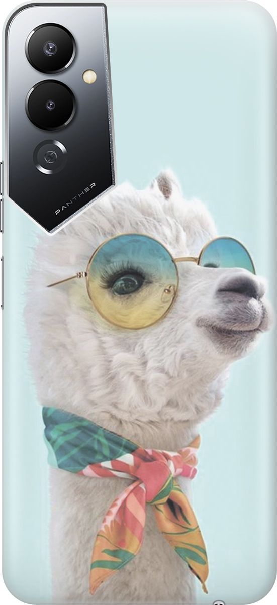 Силиконовый чехол на Tecno Pova 4 с принтом 
