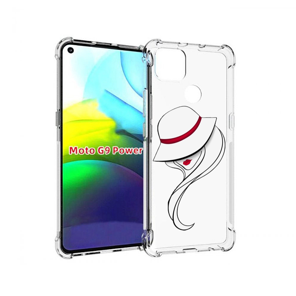 

Чехол MyPads Лого женский для Motorola Moto G9 Power, Прозрачный, Tocco