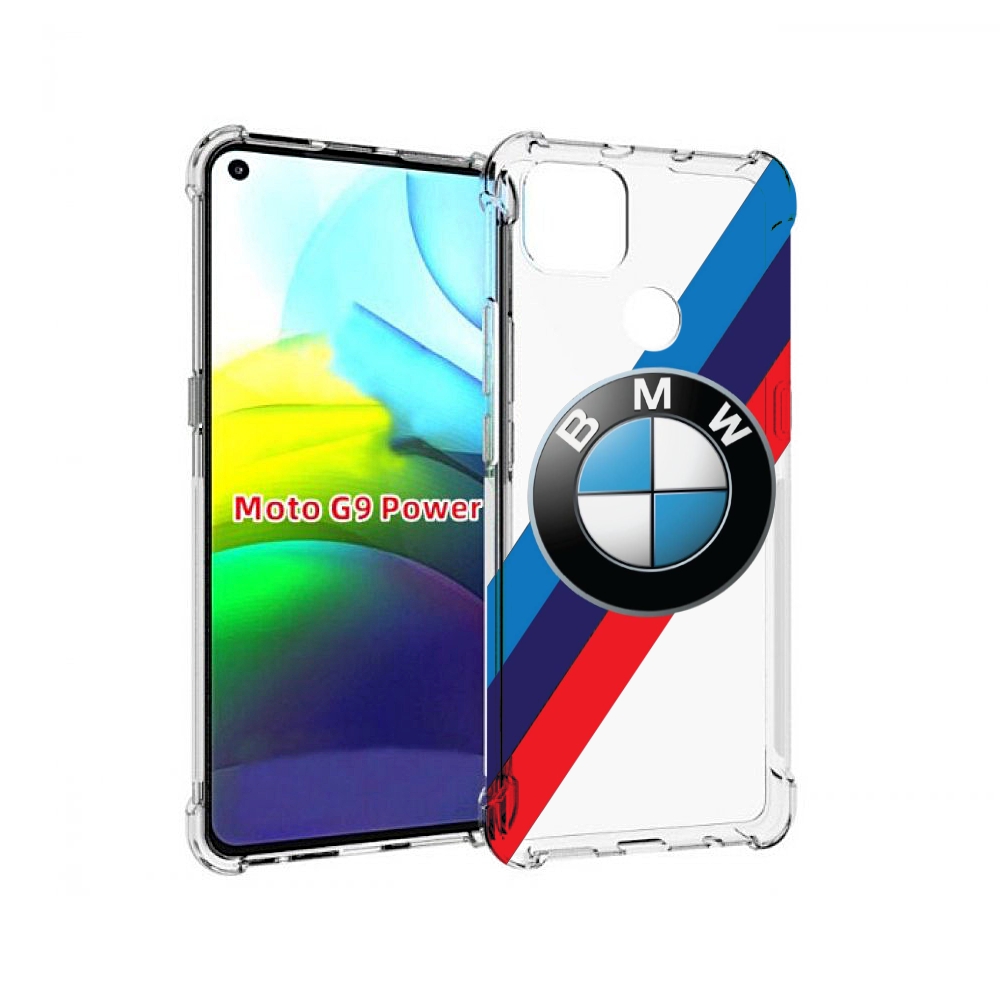 

Чехол MyPads Лого-BMW мужской для Motorola Moto G9 Power, Прозрачный, Tocco