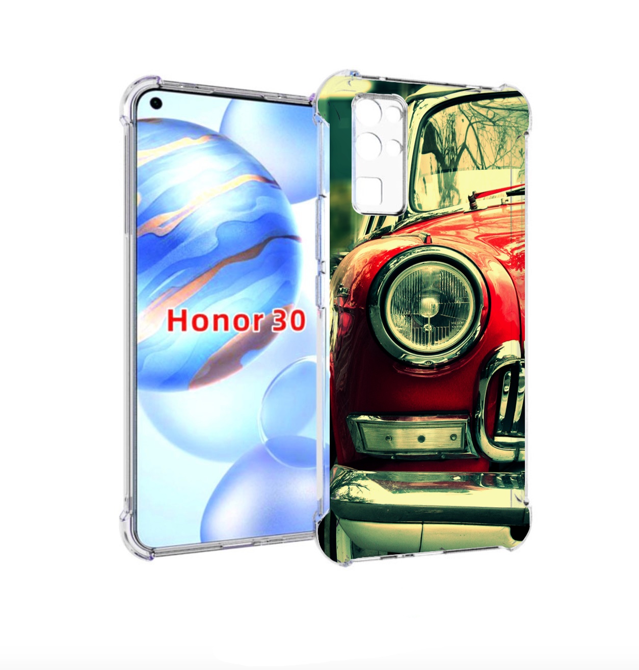 

Чехол бампер MyPads Винтажная-машина мужской для Honor 30 (BMH-A, Прозрачный, Tocco