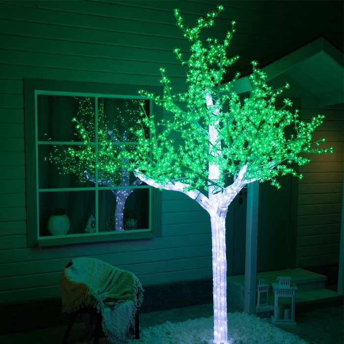 

Световое дерево Luazon Lighting Акриловое 3714832 зеленый, Акриловое