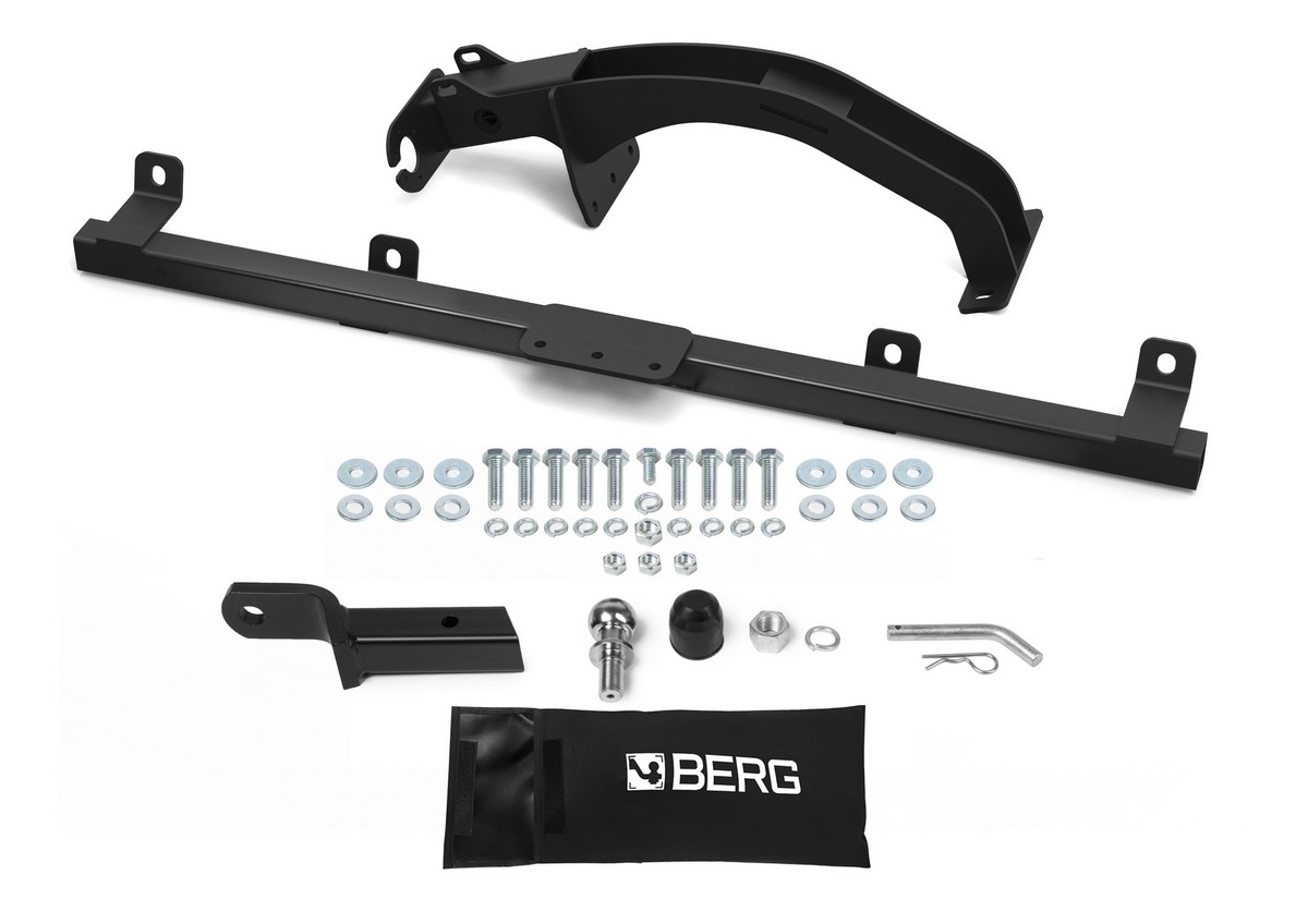 фото Фаркоп под квадрат berg chevrolet niva 02-20/lada niva 20-21/travel 21-, f.6016.004