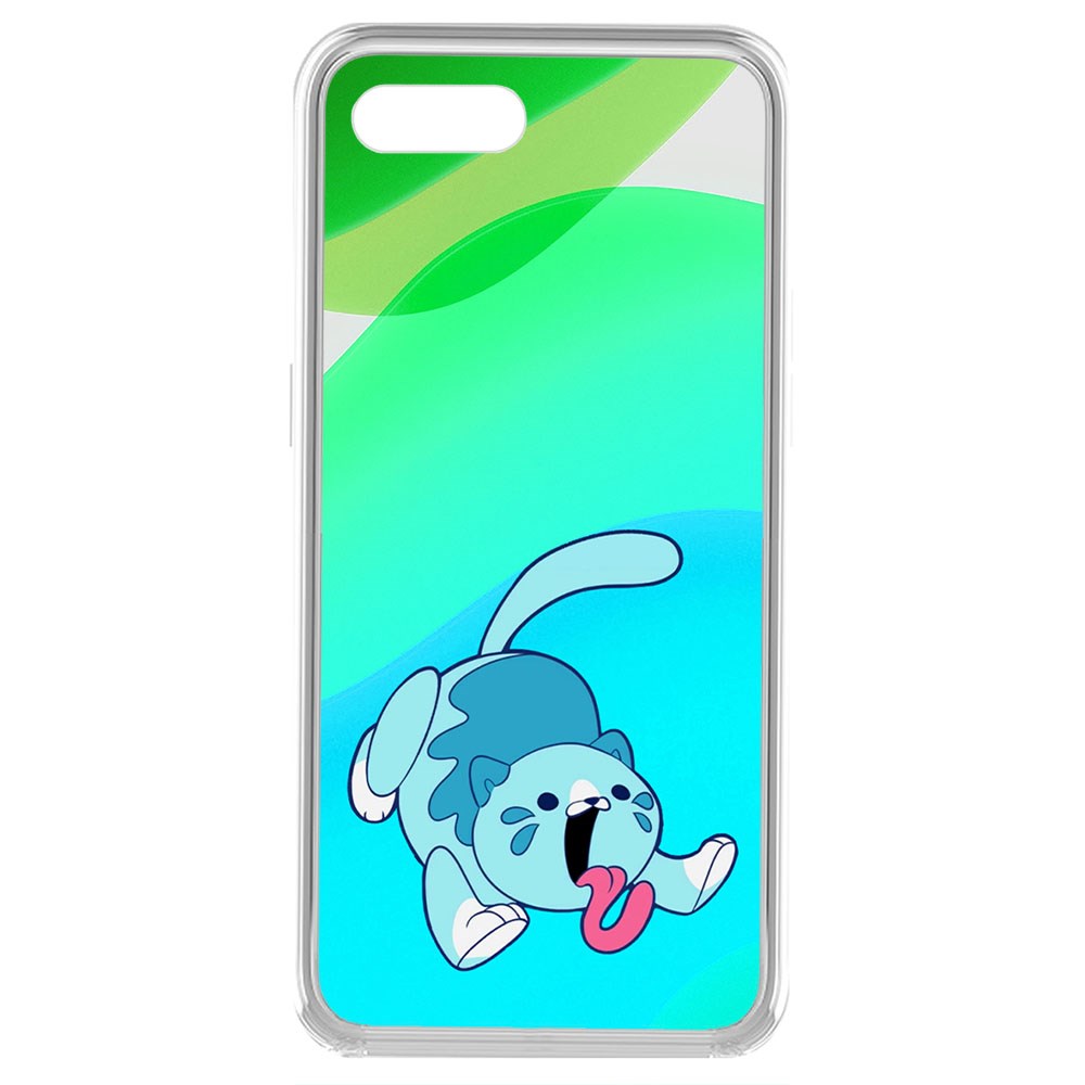 

Чехол-накладка Krutoff Clear Case Хаги Ваги - Конфетная Кошка для Realme C2