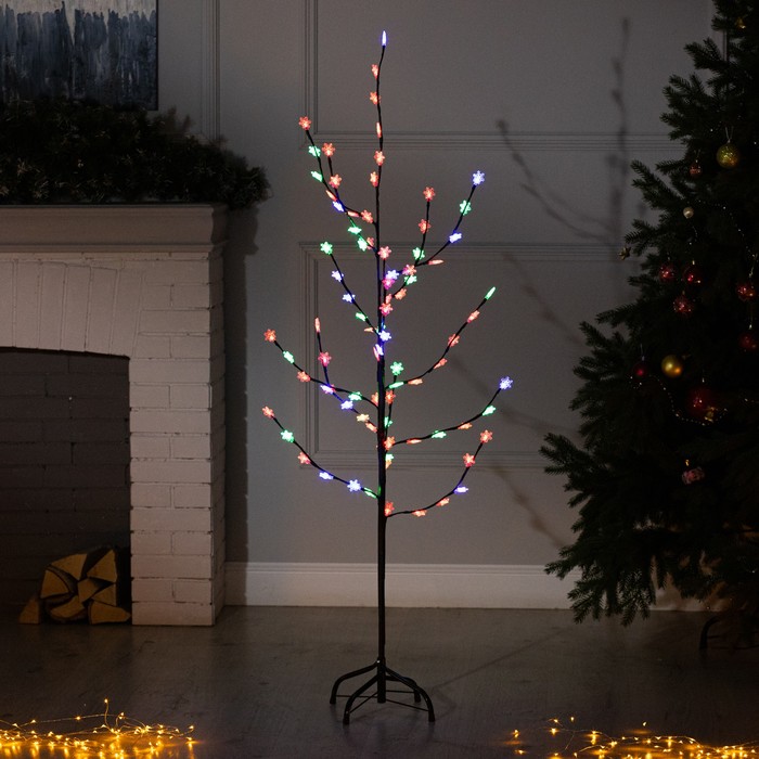 

Световое дерево Luazon Lighting Снежинки 1077255 разноцветный/RGB, Снежинки