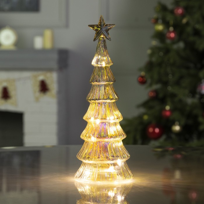 

Новогодний светильник Luazon Lighting Прозрачная елка 9143335 белый теплый, Прозрачная елка