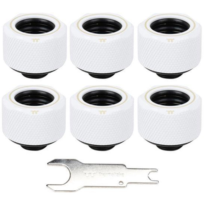 

Набор фитингов Thermaltake Pacific C-Pro G1/4 PETG 16mm OD Fitting Kit, Thermaltake Pacific C-Pro G1/4 PETG 16mm OD Fitting Kit - White CL-W211-CU00WT-B