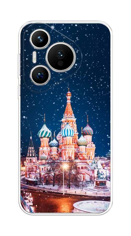 

Чехол на Huawei Pura 70 "Москва 1", Коричневый;синий;белый, 6124050-1