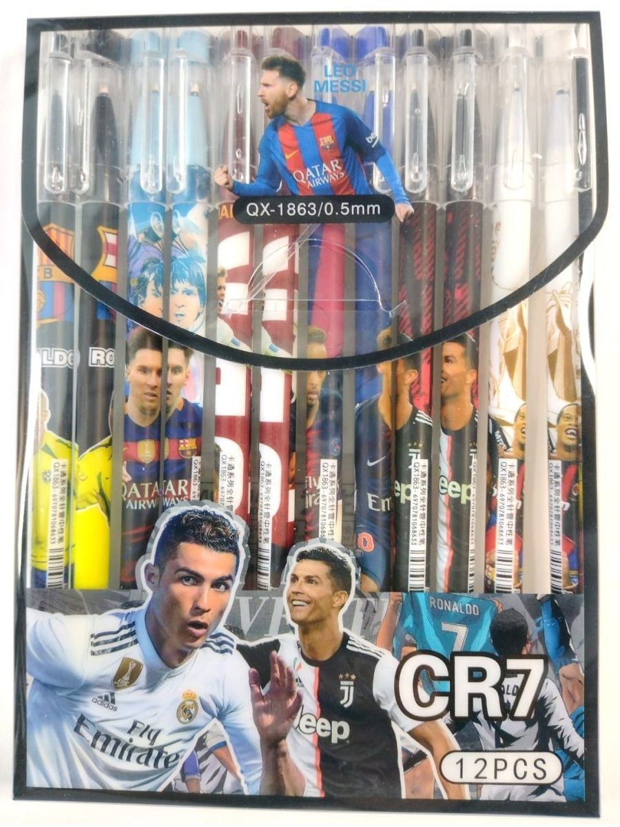 

Набор гелевых ручек Nano Shot CR7 пиши- стирай, 12 шт, Pen-12
